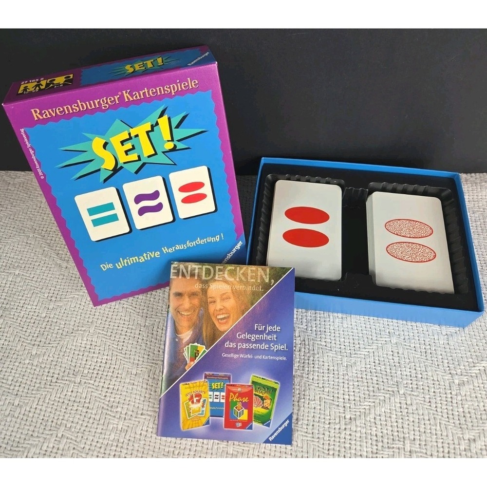 Vintage 2001 Ravensburger SET Card Game German Edition Die Ultimative Complete